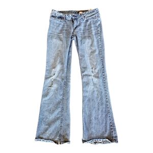 Vintage Y2K Bongo Denim Jeans Bootcut Slim Flared Juniors 11 Low Rise 32x30